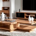 tv stand and coffee table set